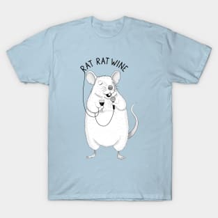 Rat Rat Wine | Animal Karaoke Collection T-Shirt